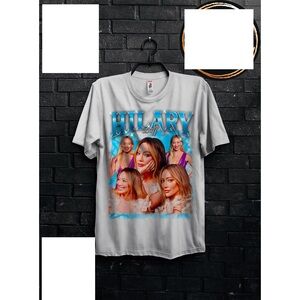 Hilary Duff White Shirt